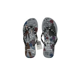 Vera Bradley Star Wars Far Away Light VS Dark Flip Flop Sandal Womens Large 9-10